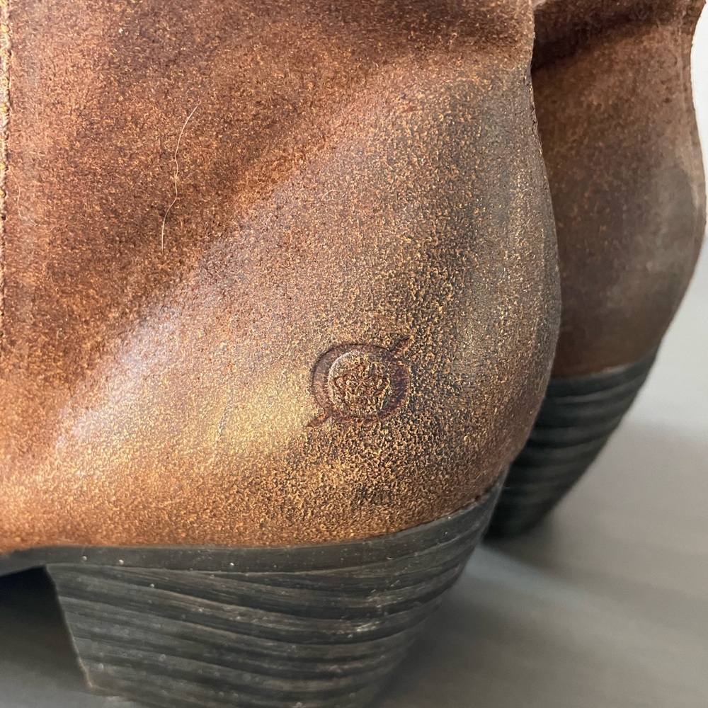 Born Brown Suede Ankle Booties - Picture 4 of 12